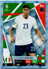fotbalová karta Topps Match Attax EURO 2024 Blue Crystal ITA3 Alessandro Bastoni Italy