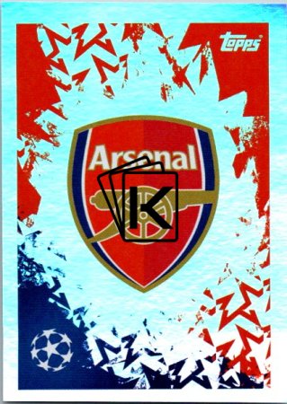 2024-25 Topps Champions League 40 Club Badge (Arsenal)