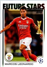 fotbalová kartička 2024-25 Topps UEFA Club Competitions Flagship 38 Marcos Leonardo – Future Stars SL Benfica