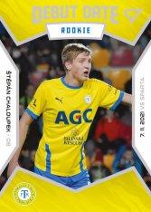 fotbalová kartička 2021-22 SportZoo Fortuna Liga Serie 2 Debute Date Rookie DR16 Štěpán Chaloupek FK Teplice