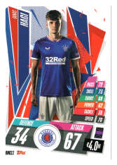 fotbalová kartička Topps Match Attax Champions League 2020-21 RNG11 Ianis Hagi Rangers FC