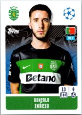 2024-25 Topps Champions League 358 Gonçalo Inácio (Sporting Clube de Portugal)