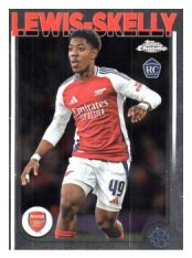 fotbalová kartička 2024-25 Topps Chrome 154 Myles Lewis-Skelly, Arsenal FC RC