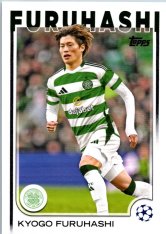 fotbalová kartička 2024-25 Topps UEFA Club Competitions Flagship 140 Kyogo Furuhashi Celtic FC