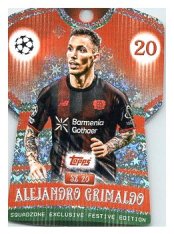 fotbalová kartička 2025-26 Topps UCC Winter SquadZone 20 Alejandro Grimaldo Levekusen