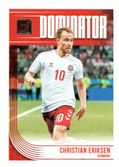 2018-19 Panini Donruss Soccer Dominator D-6 Christian Eriksen - Denmark