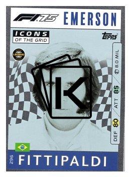 2025 Topps Turbo Attax F1  Icons of the Grid   296 Emerson Fittipaldi