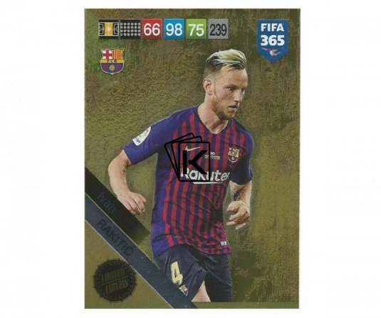 Fotbalová kartička Panini FIFA 365 – 2019 Limited Edition Ivan Rakitic FC Barcelona