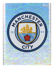 2020-21 Topps Champions League samolepka MCI1 Logo Manchester City FC