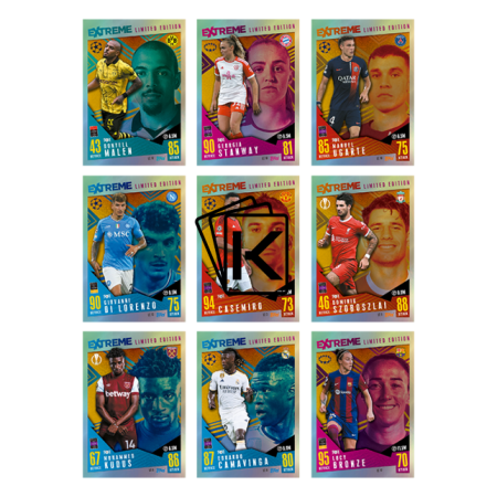 2023-24 Topps Match Attax EXTRA UEFA Club Competition Tin Mega Red Hot Heroes