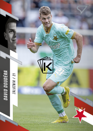 fotbalová kartička 2023-24 SportZoo Fortuna Liga 20 Tomáš Douděra SK Slavia Praha