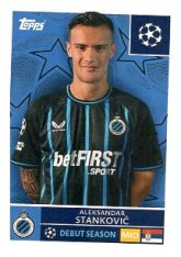 2025-26 Topps Champions League  Club Brugge 488 Aleksandar Stanković