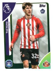 fotbalová kartička 2025-26 Topps  Premier League 345 Trai Hume (Sunderland)  -  Rookie