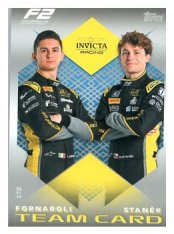 2025 Topps Turbo Attax F1 Invicta Racing F2 Teams  172 Fornaroli/Staněk
