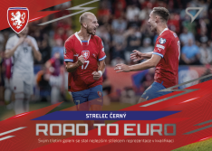 fotbalová kartička 2024 SportZoo Hrdí Lvi Road to EURO RE-09 Václav Černý Střelec