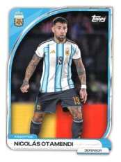 fotbalová kartička 2026 Topps 3 Nicolás Otamendi (Argentina)