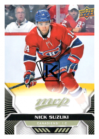 2020-21 UD MVP 185 Nick Suzuki - Montreal Canadiens