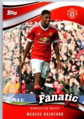 fotbalová kartička 2024-25 Topps Manchester United Fan Set Fanatics fans FF-2 Marcus Rashford