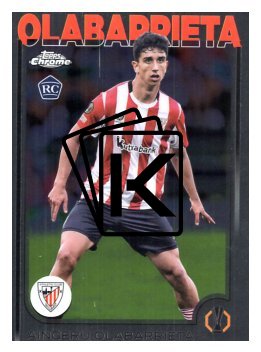 fotbalová kartička 2024-25 Topps Chrome 146 Aingeru Olabarrieta, Athletic Club RC