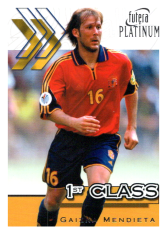2001 Futera Platinum 1st Class 19 Gaizka Mendieta Spain