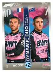 2025 Topps Turbo Attax F1 BWT Alpine  60	Pierre Gasly / Jack Doohan