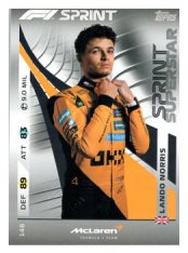 2025 Topps Turbo Attax F1  McLaren Sprint Superstars  148 Lando Norris