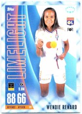 2023-24 Topps Match Attax EXTRA UEFA Club Competition Blue Crystal Parallel 171 Wendie Renard (Olympique Lyonnais)