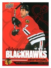2025-26 Upper Deck Centennial Chicago Blackhawks 97 Chris Chelios