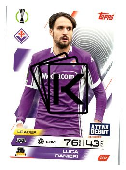 fotbalová kartička 2025-26 Topps Match Attax UCC 282 Luca Ranieri (ACF Fiorentina)