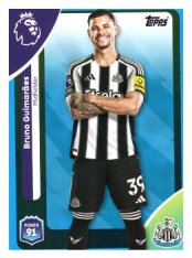 fotbalová kartička 2025-26 Topps  Premier League 227 Bruno Guimarães (Newcastle United)-PARALLEL Blue