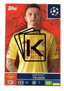 2025-26 Topps Champions League SL Benfica 554 Anatoliy Trubin