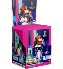 2023-24 Topps UEFA Champions League Box Samolepek (51 balíčků)