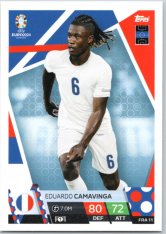 fotbalová karta Topps Match Attax EURO 2024 FRA11 Eduardo Camavinga (France)