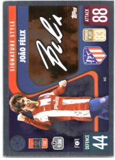 fotbalová kartička 2021-22 Topps Match Attax UEFA Champions League Signature Style 445 João Félix Atlético de Madrid