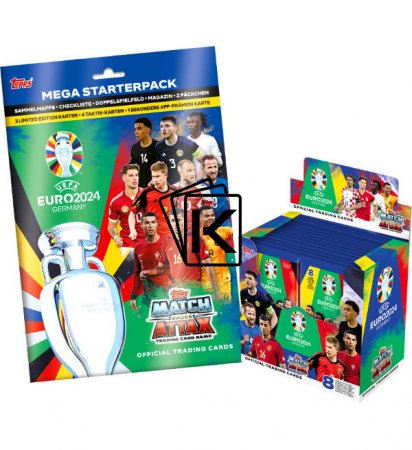Topps Match Attax EURO 2024 Starter Set  ( Stareterpack+Box)