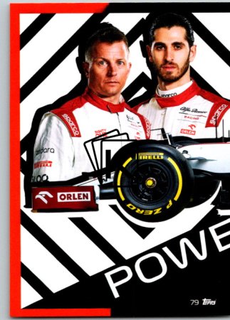2021 Topps Formule 1 Turbo Attax Power Action 79 Alfa Romeo