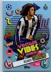fotbalová kartička 2024-25 Topps Match Attax UEFA Club Competitions Vintage Vibes Legend 424 Ricardo Carvalho (FC Porto)