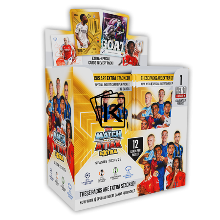 2024-25 Topps Match Attax EXTRA UEFA Club Competitions Box (24 balíčků)