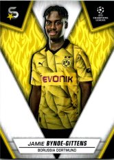 Fotbalová kartička 2023-24 Topps Superstars UEFA Club Competitions 26 Jamie Bynoe-Gittens (Borussia Dortmund)