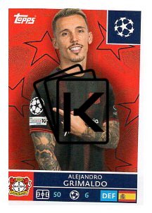 2025-26 Topps Champions League Bayer 04 Leverkusen 129 Alejandro Grimaldo
