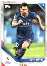 Fotbalová kartička 2021-22 Topps CLBC-19 Lionel Messi - Paris Saint-Germain
