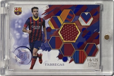 relic karta Topps FC Barcelona Team Set Cesc Fàbregas FC Barcelona Relic 116/125