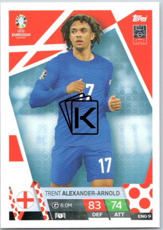 fotbalová karta Topps Match Attax EURO 2024 ENG9 Trent Alexander-Arnold (England)