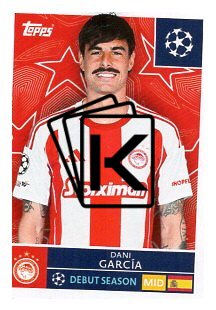 2025-26 Topps Champions League   Olympiacos 335 Dani García