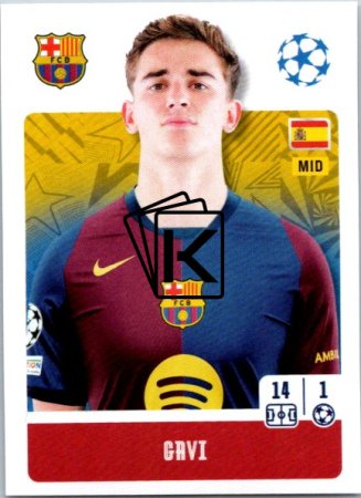 2024-25 Topps Champions League 168 Gavi (FC Barcelona)