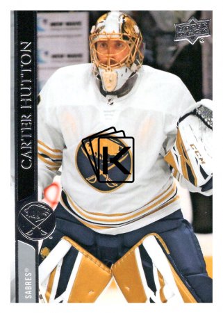 2020-21 UD Series One 22 Carter Hutton - Buffalo Sabres