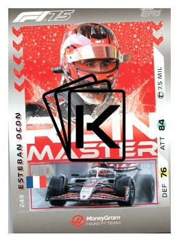 2025 Topps Turbo Attax F1 Moneygram Haas Rainmaster HP 249 Esteban Ocon