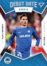 fotbalová kartička 2021-22 SportZoo Fortuna Liga Debut Date Rookie DR4 Ľubomír Tupta FC Slovan Liberec