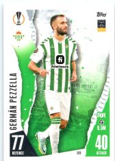 Fotbalová kartička 2023-24 Topps Match Attax UEFA Club Competitions 309 Germán Pezzella Real Betis Balompie