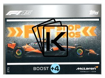 2025 Topps Turbo Attax F1  McLaren Pit Stop Pros HP 271